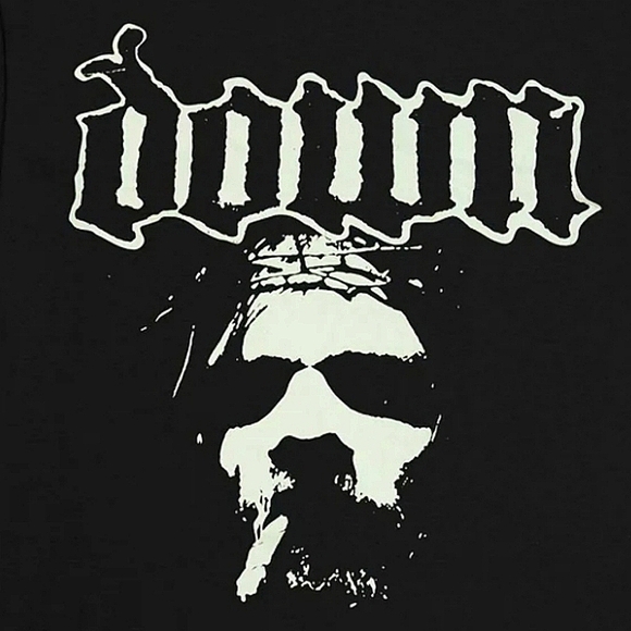 Down Smoking Jesus Heavy Metal Shirt - Picture 2 of 2